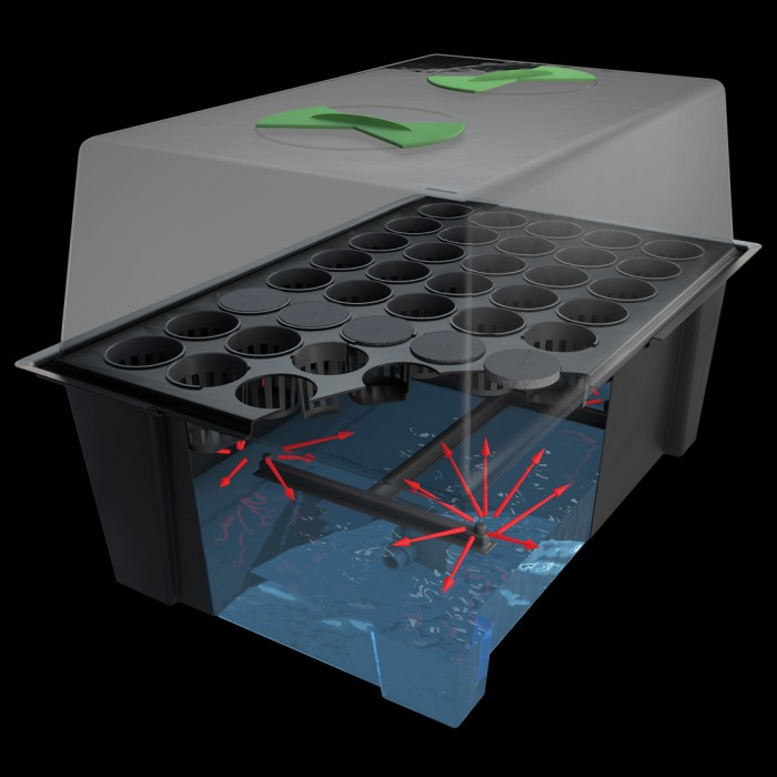 Nutriculture X-Stream Hydrogewächshaus für 80 Pflanzen Details 1